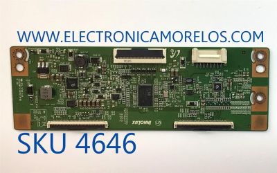 T-CON PARA TV SAMSUNG / NUMERO DE PARTE 32745A / E222034 / 6P3J77RAR363104KF00001 / PANEL CY-HH058BGNV1H / DISPLAY V580HJ1-PD6 / MODELO UN58J5190AFXZA IS01